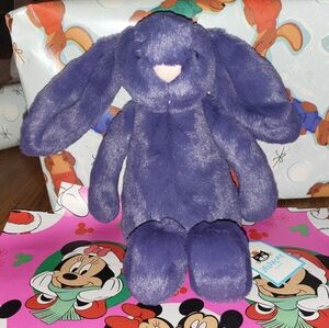 Jellycat Bashful Bunny Saffyre Purple NWT gift Bag Inc. FREE SHIPPING